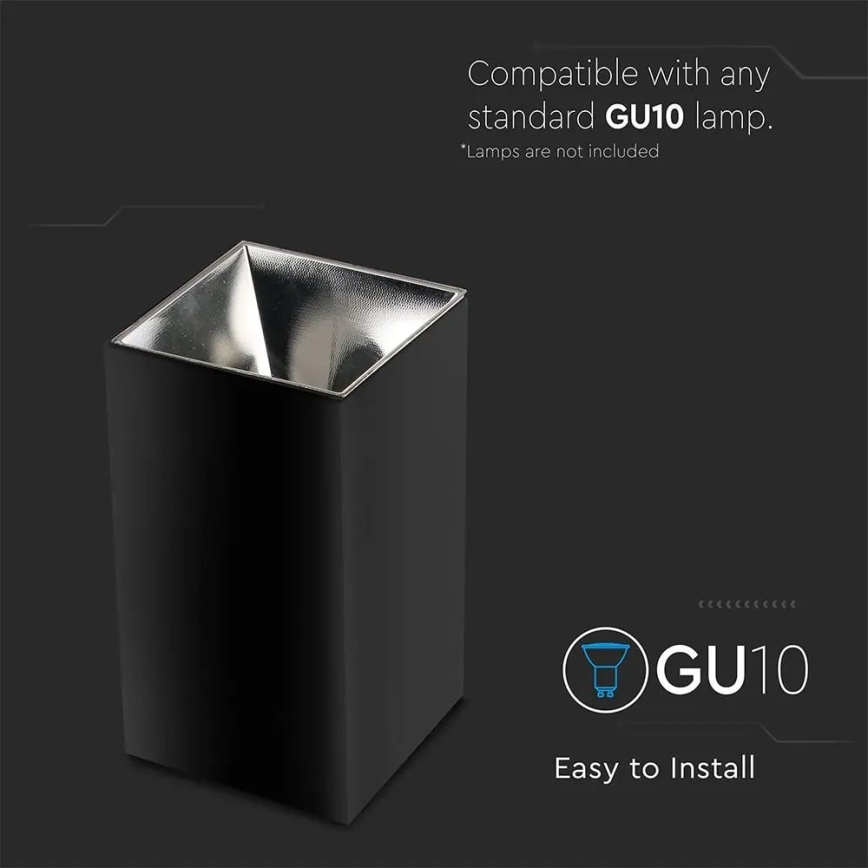 Спот 1xGU10/35W/230V черен/сребрист
