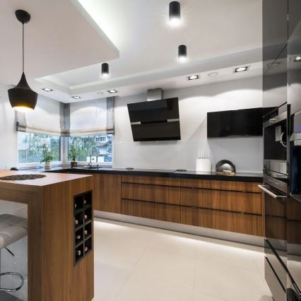 Спот 1xGU10/35W/230V черен/розово златист