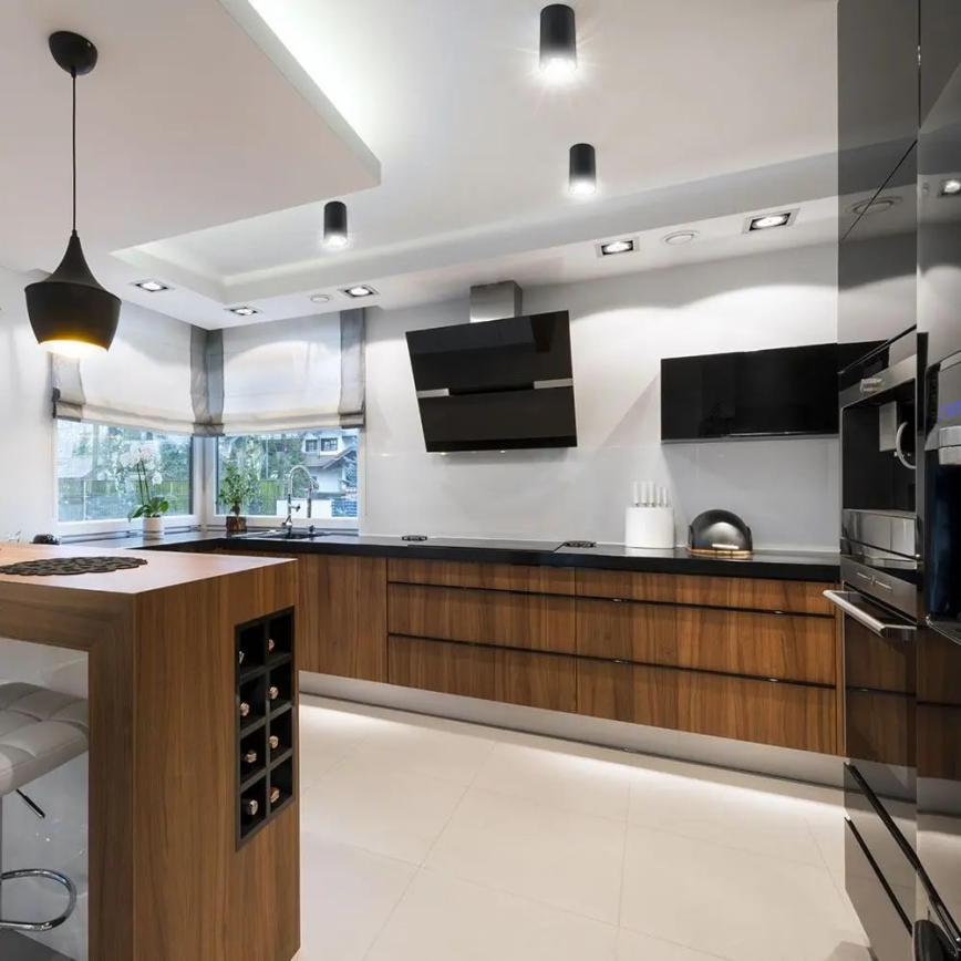 Спот 1xGU10/35W/230V черен/златист