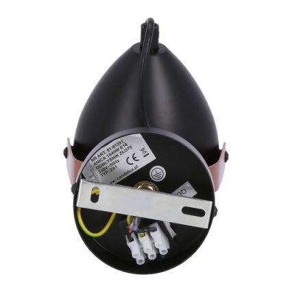 Спот ANICA 1xE14/40W/230V черен/мед