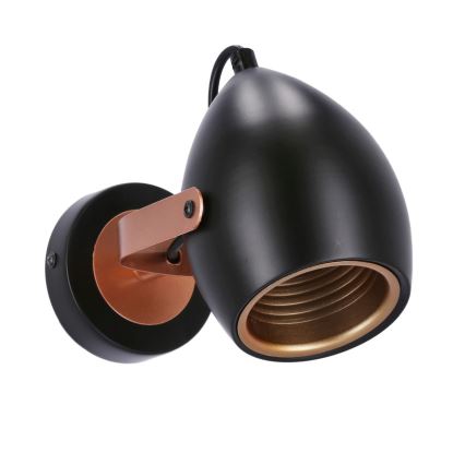 Спот ANICA 1xE14/40W/230V черен/мед