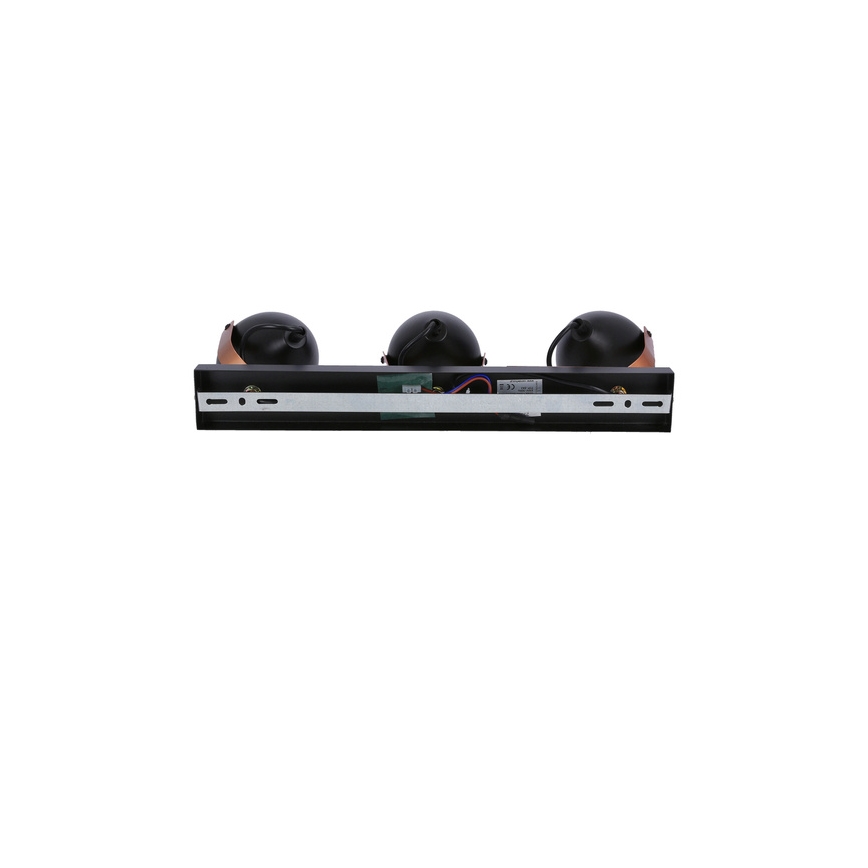 Спот ANICA 3xE14/40W/230V черен/мед