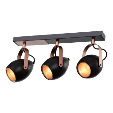 Спот ANICA 3xE14/40W/230V черен/мед