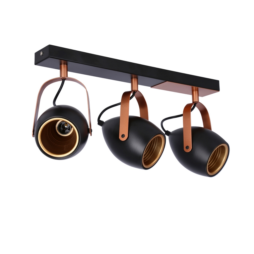 Спот ANICA 3xE14/40W/230V черен/мед