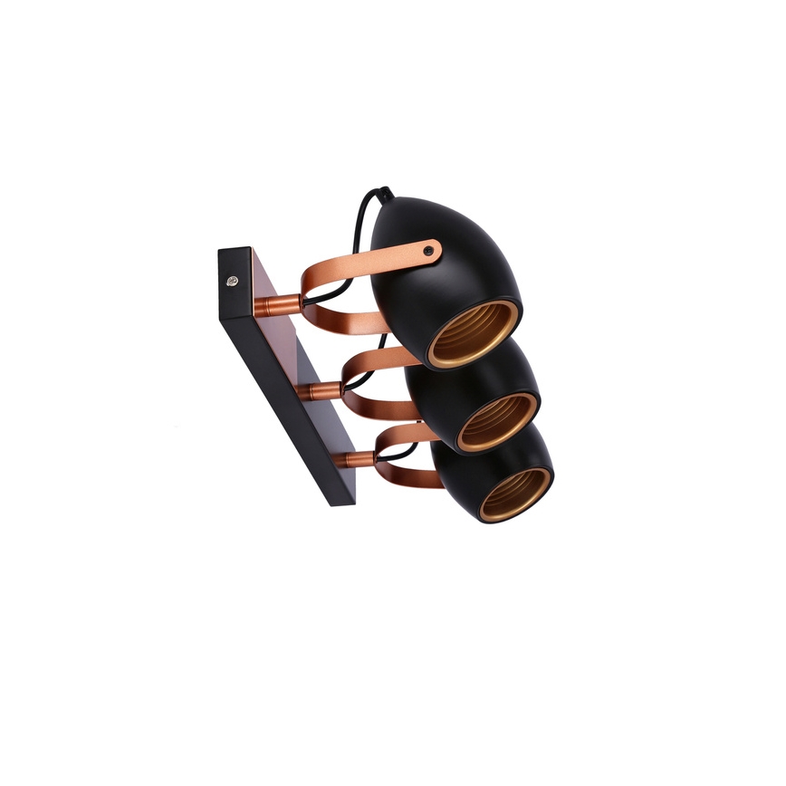 Спот ANICA 3xE14/40W/230V черен/мед