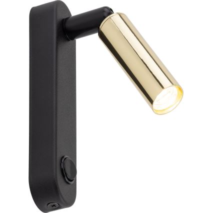 Спот аплик ENZO 1xG9/8W/230V черен/златист