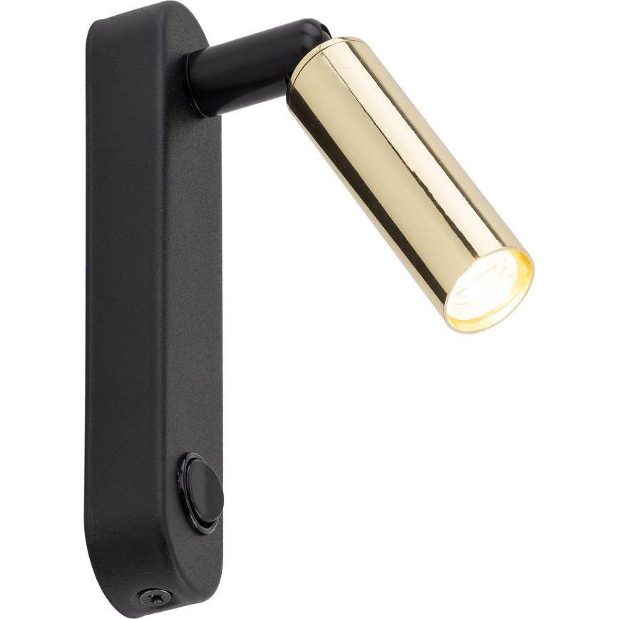 Спот аплик ENZO 1xG9/8W/230V черен/златист