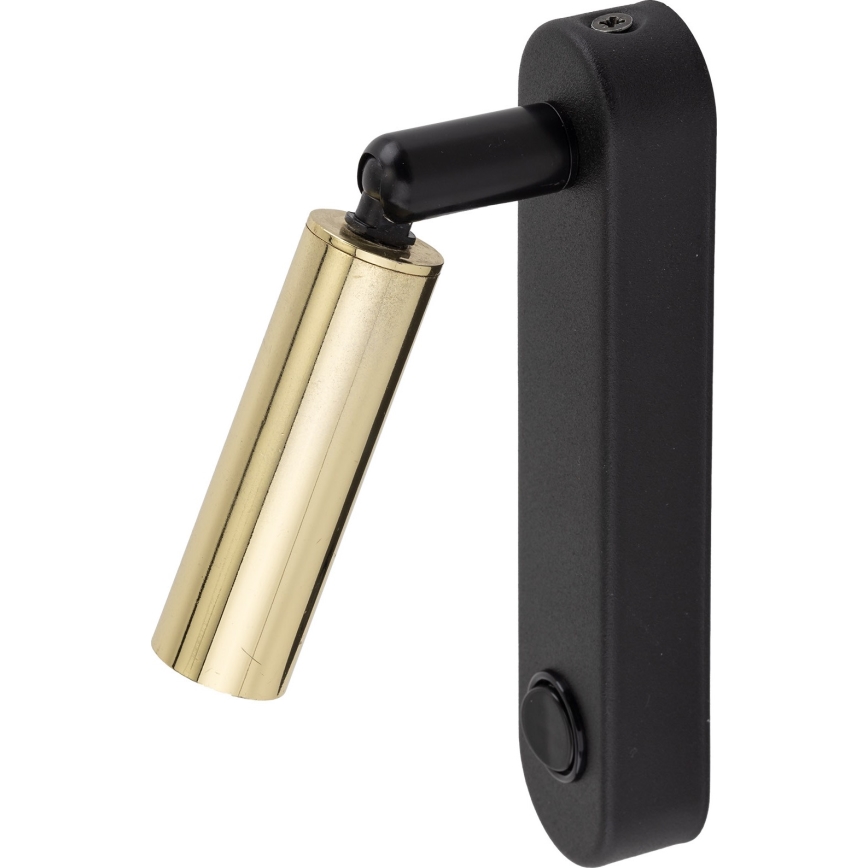 Спот аплик ENZO 1xG9/8W/230V черен/златист