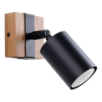 Спот аплик FAGER 1xGU10/10W/230V черен