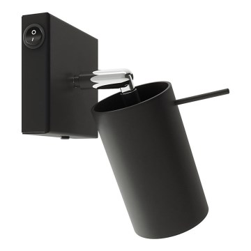 Спот аплик RING 1xGU10/10W/230V черен