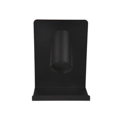 Спот аплик с рафт и USB зарядно устройство 1xGU10/35W/230V черен
