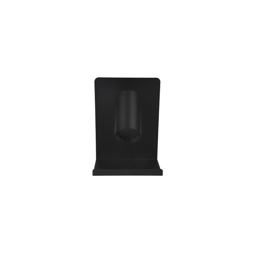 Спот аплик с рафт и USB зарядно устройство 1xGU10/35W/230V черен