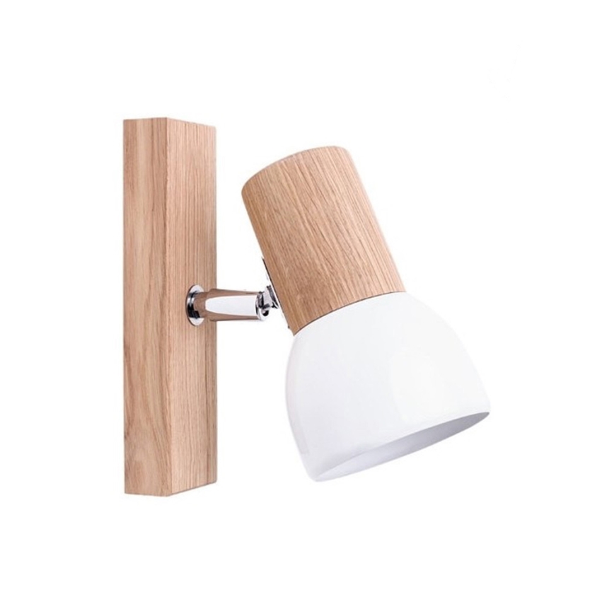 Спот аплик SVENDA 1xE27/60W/230V дъб