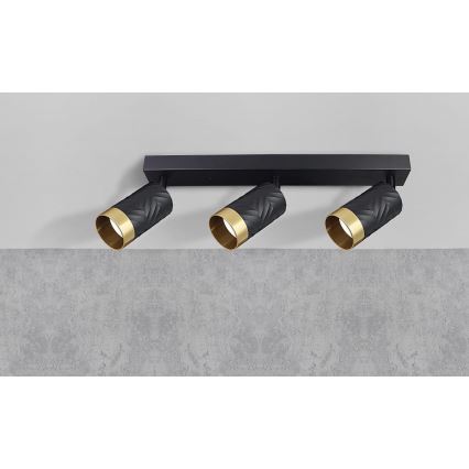 Спот ARRAS 3xGU10/10W/230V черен