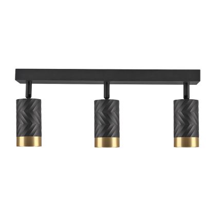 Спот ARRAS 3xGU10/10W/230V черен