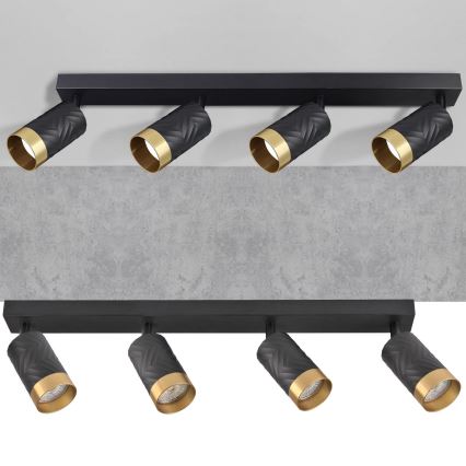 Спот ARRAS 4xGU10/10W/230V черен