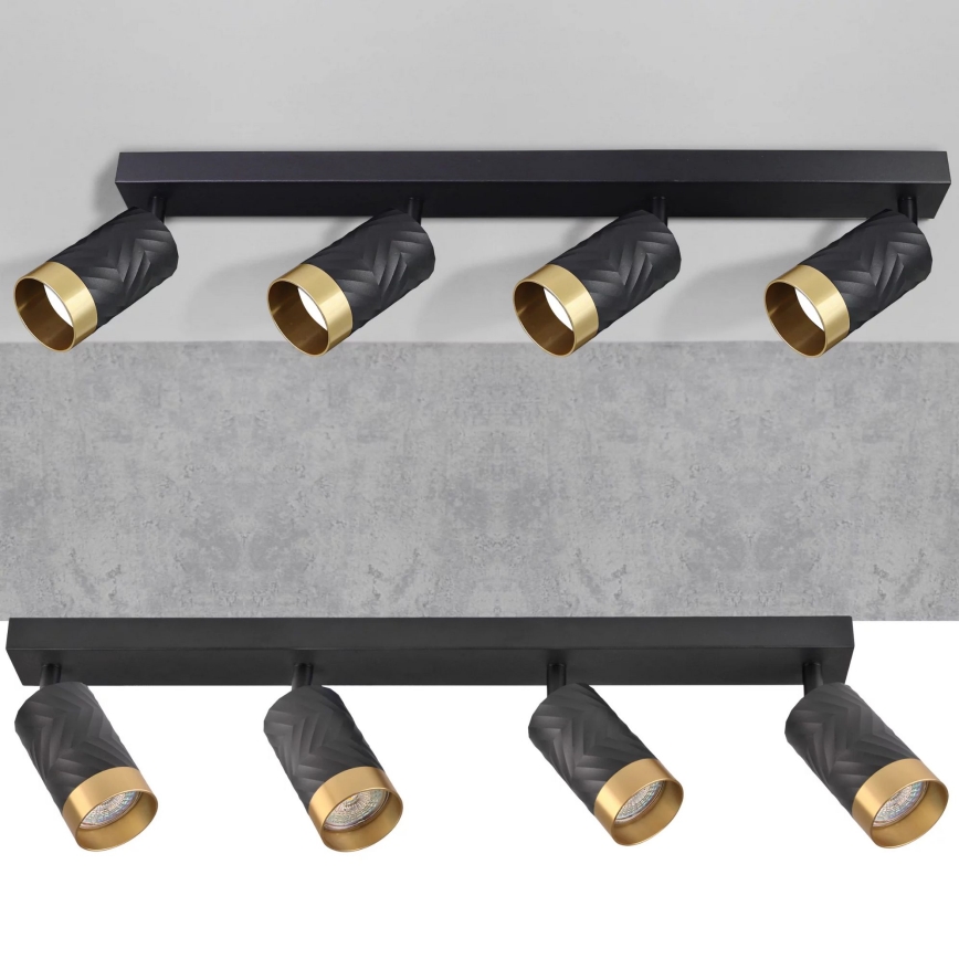 Спот ARRAS 4xGU10/10W/230V черен