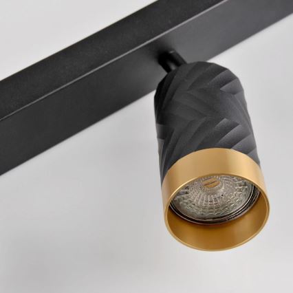 Спот ARRAS 4xGU10/10W/230V черен