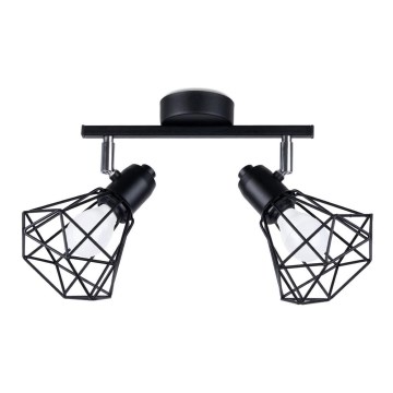 Спот ARTEMIS 2xE14/40W/230V черен
