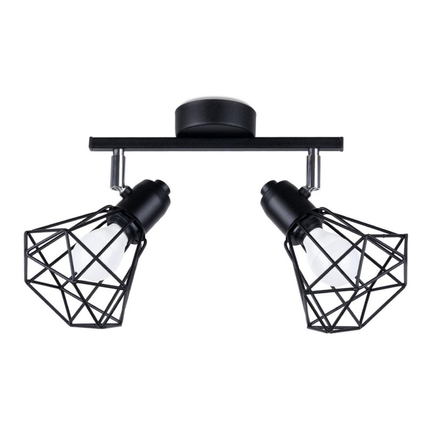 Спот ARTEMIS 2xE14/40W/230V черен