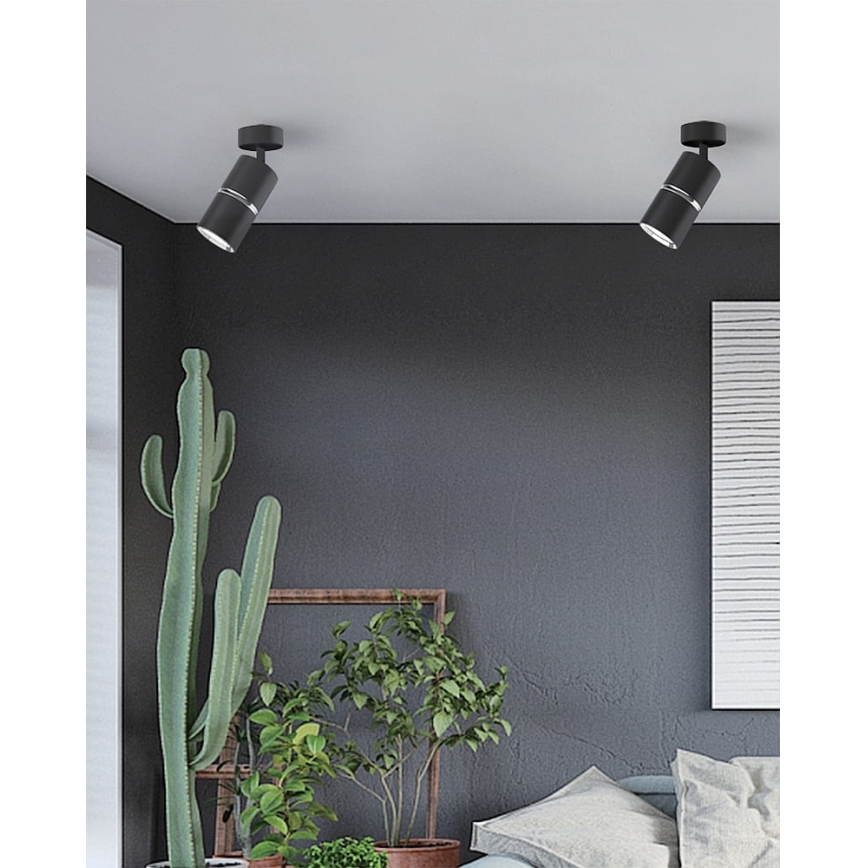 Спот BAMBOO 1xGU10/10W/230V черен