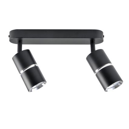 Спот BAMBOO 2xGU10/10W/230V черен