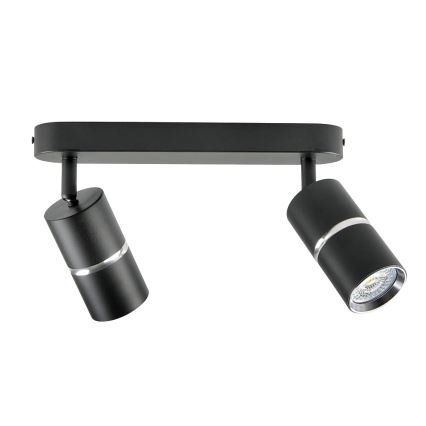 Спот BAMBOO 2xGU10/10W/230V черен
