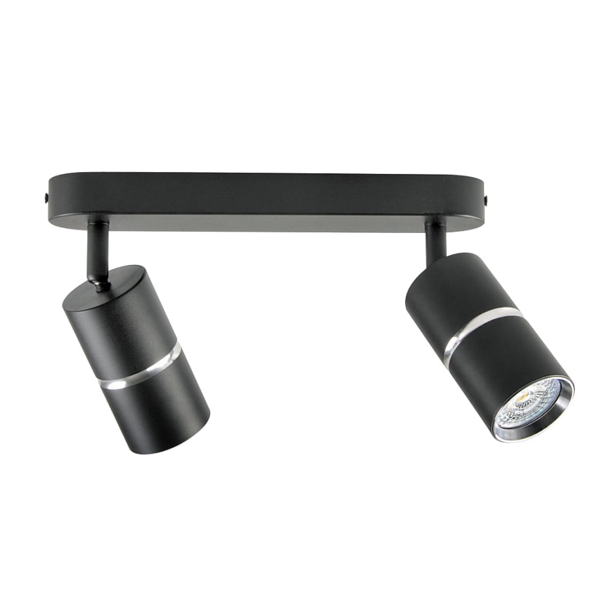 Спот BAMBOO 2xGU10/10W/230V черен