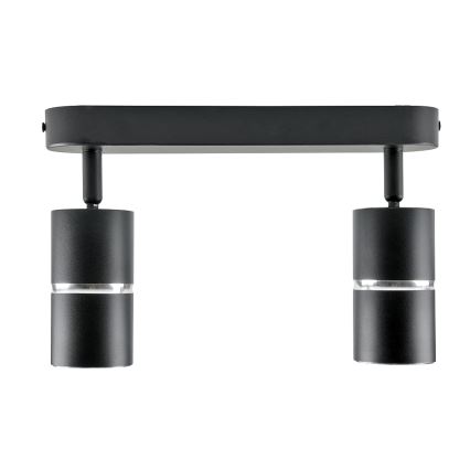 Спот BAMBOO 2xGU10/10W/230V черен