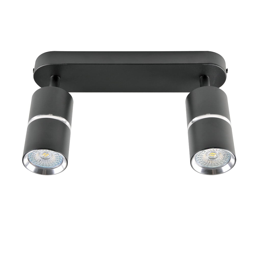 Спот BAMBOO 2xGU10/10W/230V черен