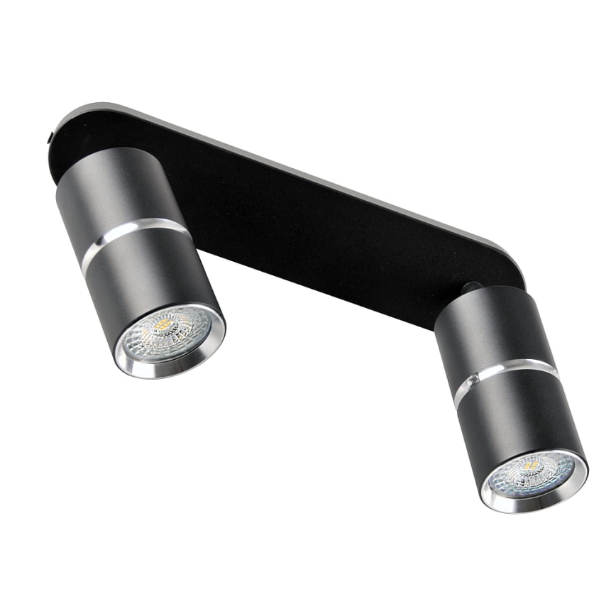 Спот BAMBOO 2xGU10/10W/230V черен