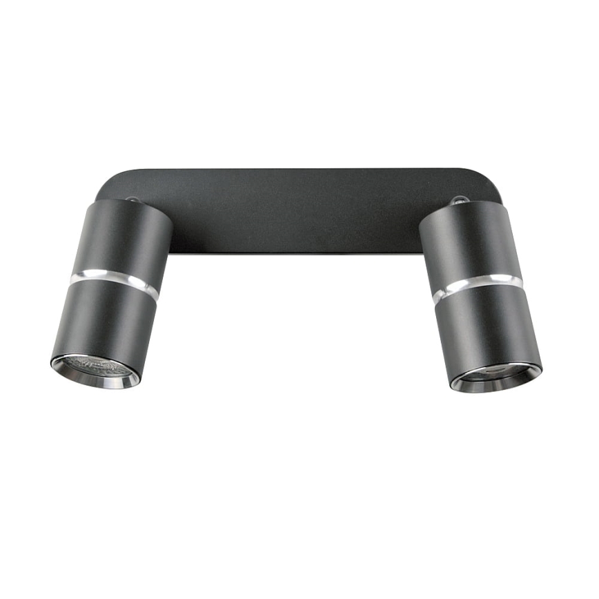 Спот BAMBOO 2xGU10/10W/230V черен