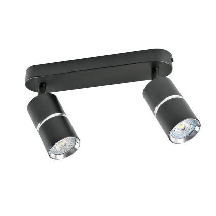 Спот BAMBOO 2xGU10/10W/230V черен