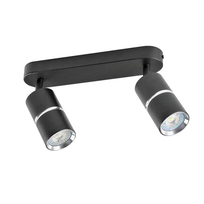 Спот BAMBOO 2xGU10/10W/230V черен