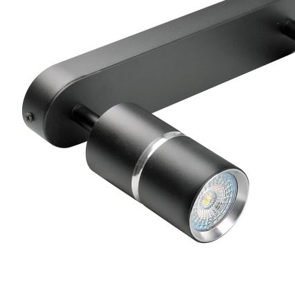 Спот BAMBOO 2xGU10/10W/230V черен