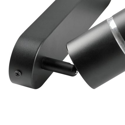 Спот BAMBOO 2xGU10/10W/230V черен