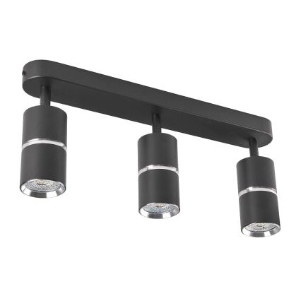 Спот BAMBOO 3xGU10/10W/230V черен