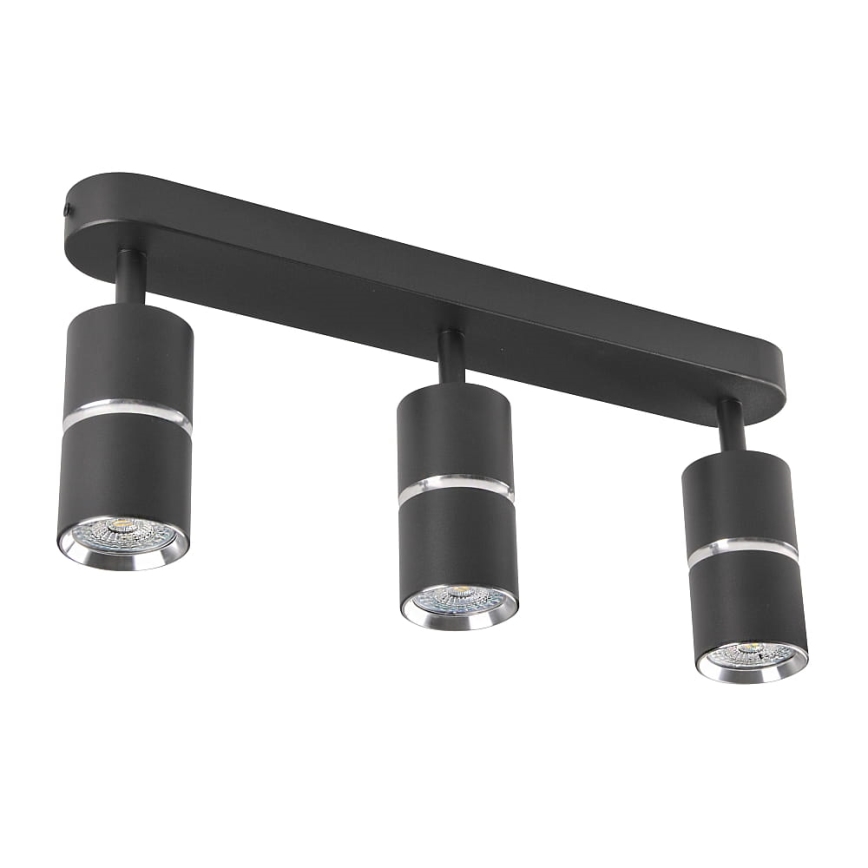 Спот BAMBOO 3xGU10/10W/230V черен