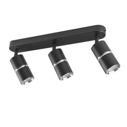 Спот BAMBOO 3xGU10/10W/230V черен