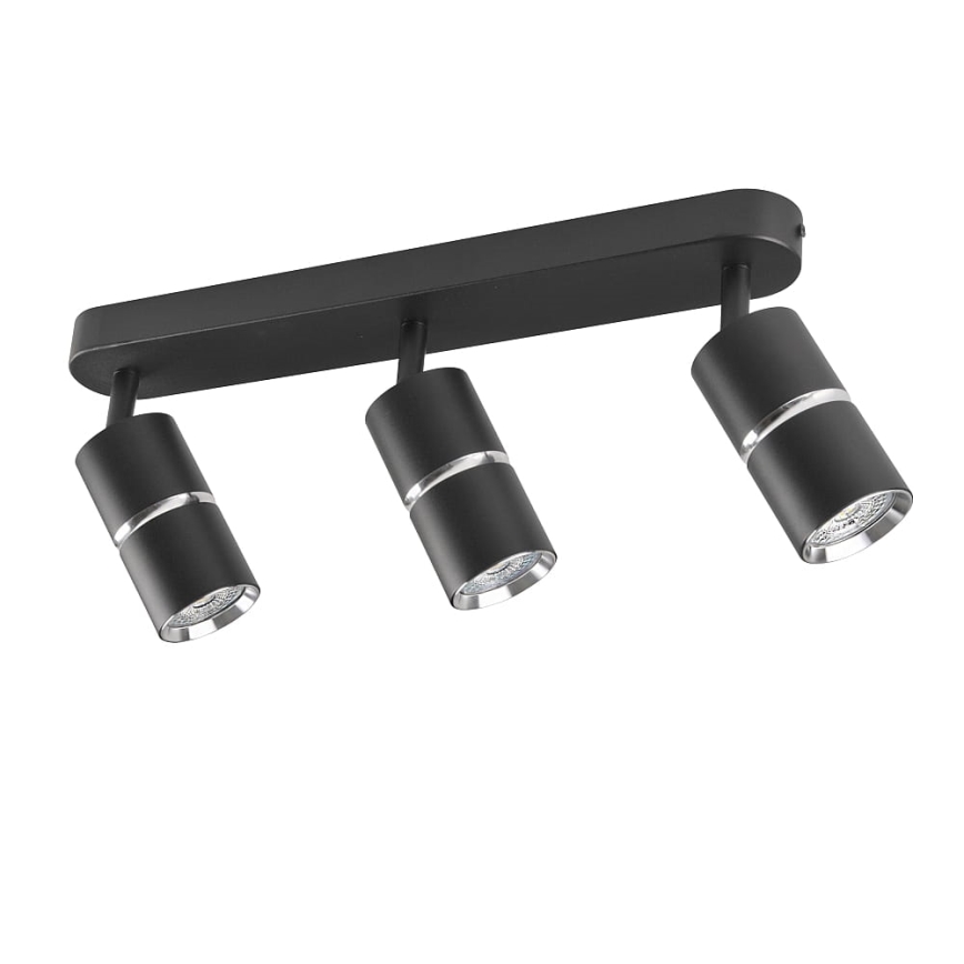 Спот BAMBOO 3xGU10/10W/230V черен
