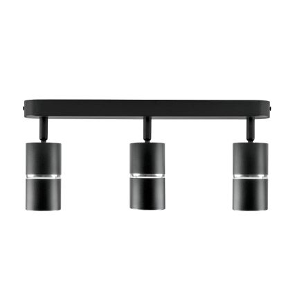 Спот BAMBOO 3xGU10/10W/230V черен