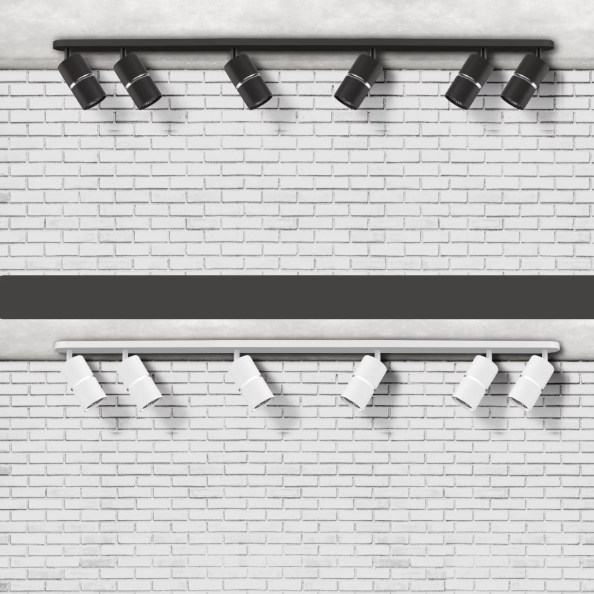 Спот BAMBOO 6xGU10/10W/230V черен