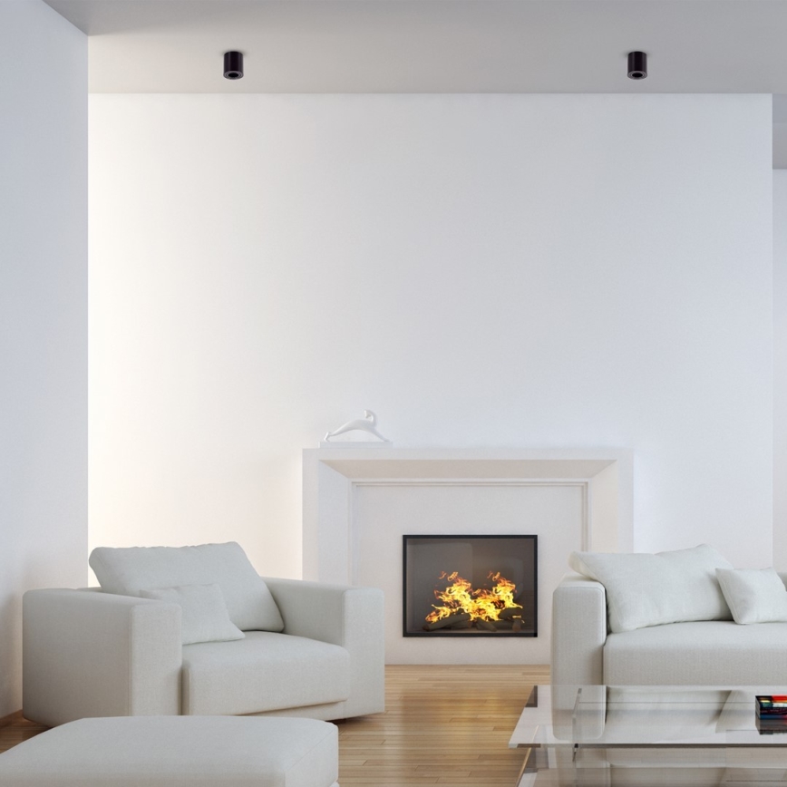 Спот BIMA 1xGU10/25W/230V кръгъл черен