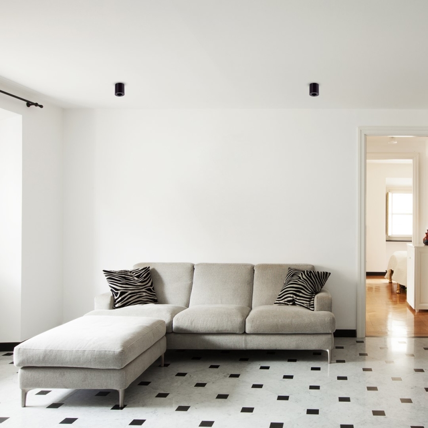 Спот BIMA 1xGU10/25W/230V кръгъл черен