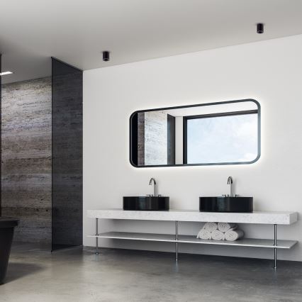 Спот BIMA 1xGU10/25W/230V кръгъл черен