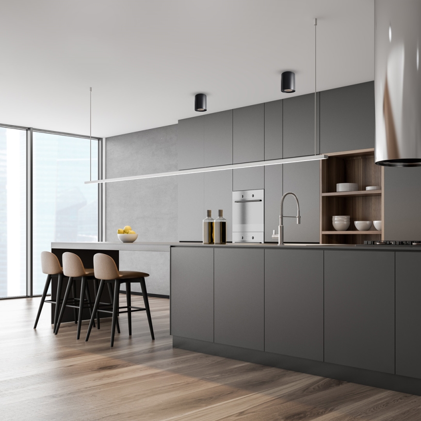 Спот BIMA 1xGU10/25W/230V кръгъл черен