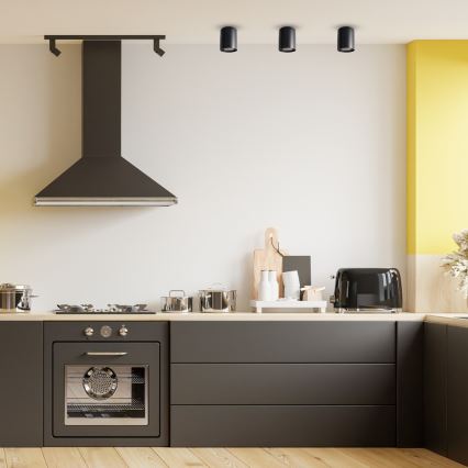 Спот BIMA 1xGU10/25W/230V кръгъл черен