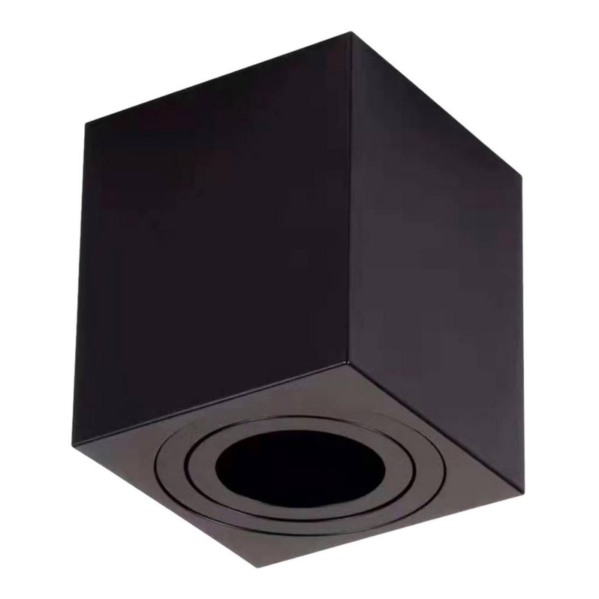 Спот BIMA 1xGU10/25W/230V квадратен черен