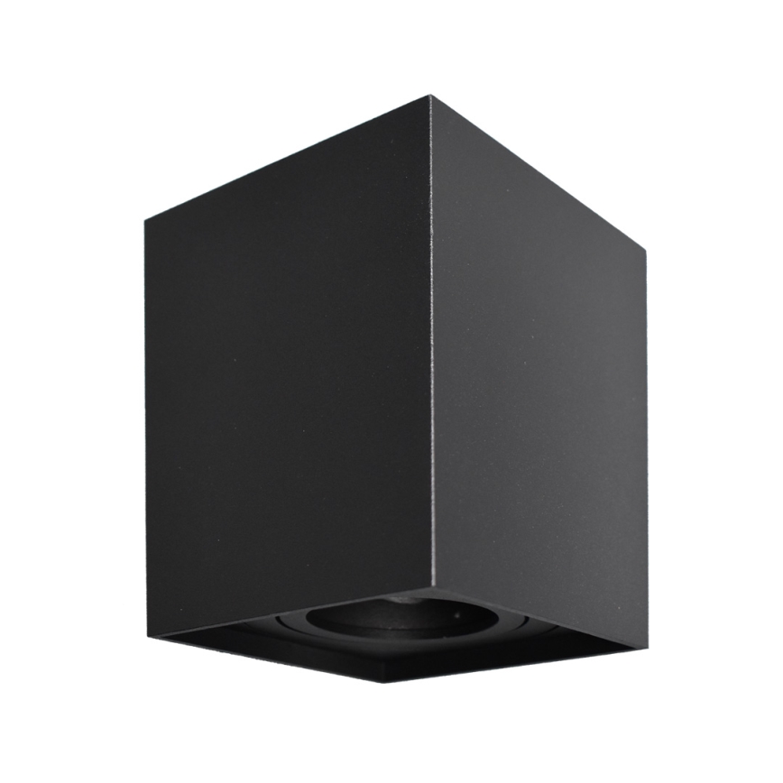 Спот BIMA 1xGU10/25W/230V квадратен черен