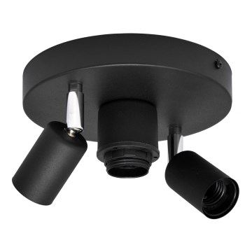 Спот CENTRO 3xE27/15W/230V черен